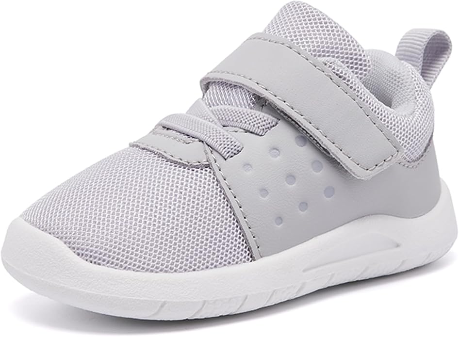 MORENDL Toddler Baby Shoes 0-4 Years Boy Girl Lightweight Breathable Non-Slip Sports Sneakers Running Walking Tennis Barefoot Shoes