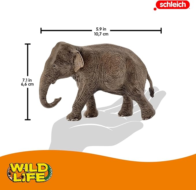 Schleich Wild Life - African Elephant Figurine - Animal Toys for Kids and Toddlers Ages 3+