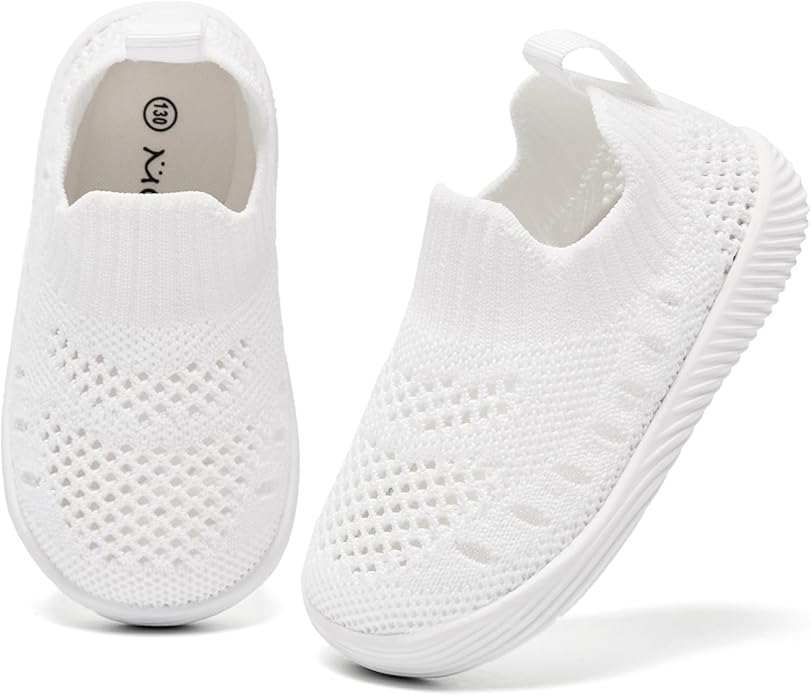 MORENDL Baby Toddler Walking Socks Non-Slip Breathable Unisex Casual Sneakers