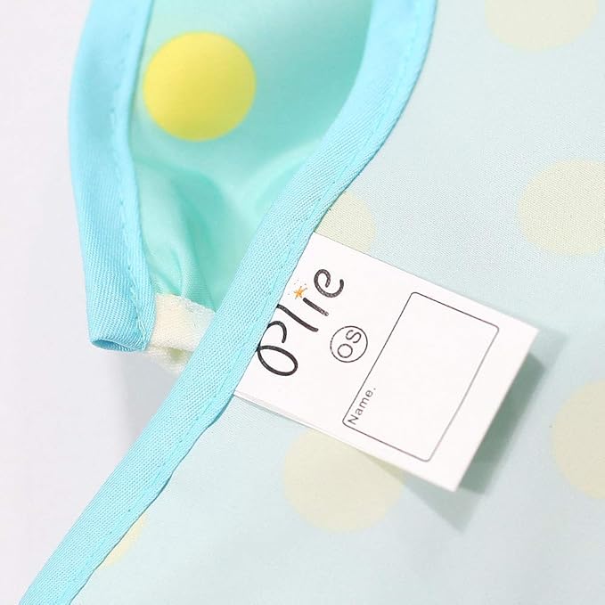 Long Sleeve Waterproof Bib for Toddlers – Feeding Smock for Baby Mealtime, Self-Feeding, Painting & Messy Play, BPA-Free