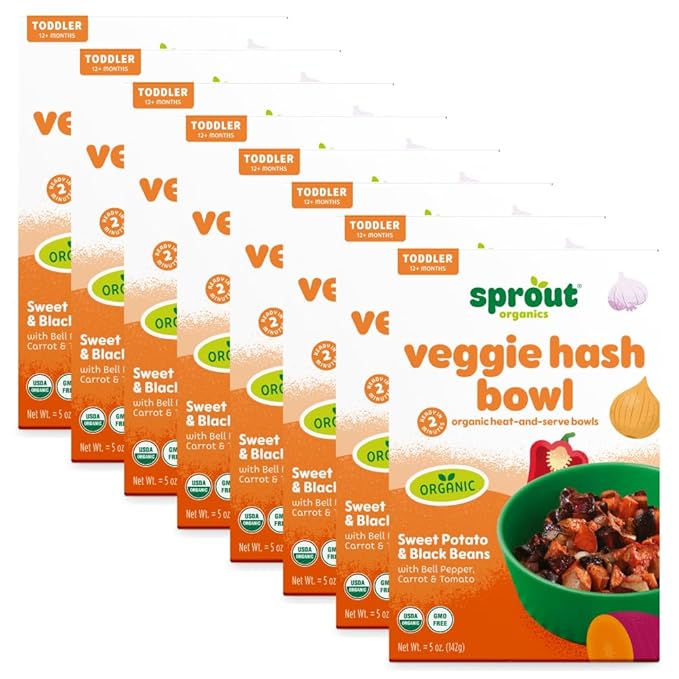Sprout Organics, Toddler Meal, Veggie Hash (8 Count)