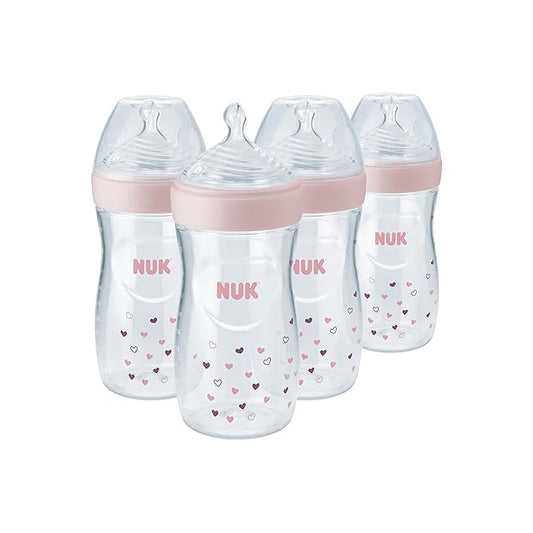 NUK Simply Natural Baby Bottle with SafeTemp