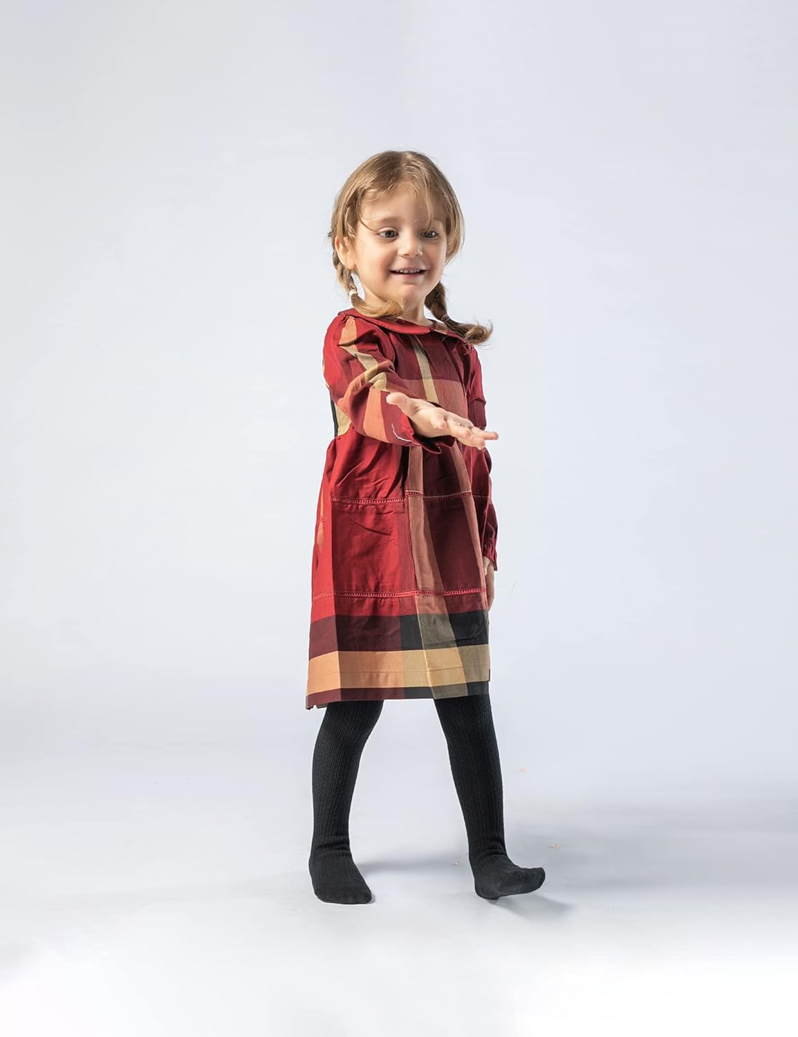 Petrass Baby Girls Cable Knitted Tights Infant Full-Footed Seamless Cotton Tights New-born Girls Seamless Leggings 3/4/5/6