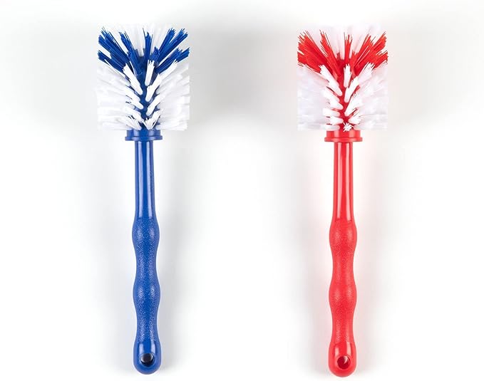 2 Pack - Bottle Brush/Cup Brush - Compatible with Yeti Tumblers, Hydro Flask Tumblers, Gatorade Water Bottles, Stanley Tumblers, RTIC Tumblers - Strong Bristles and Long Study Handle