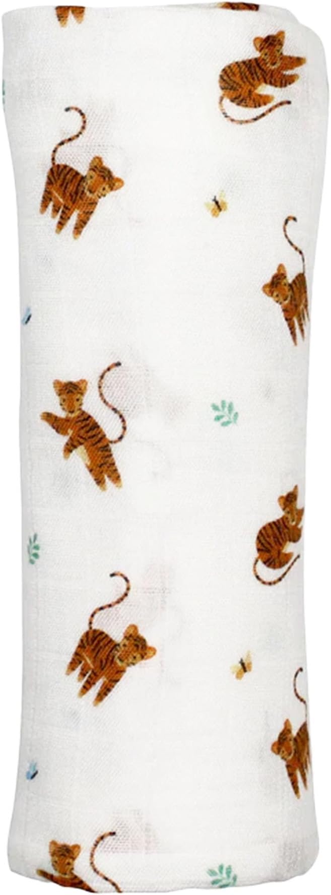 Muslin Baby Swaddle - Breathable Receiving Blankets for Newborn Baby, 70% Viscose derived from Bamboo, 30% Spandex, Imported