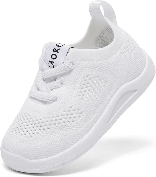 MORENDL Toddler Shoes Baby Walking Sock Shoes Infant Sneakers 0-4 Years Boy Girl Barefoot Tennis Shoe Non-Slip Brethable