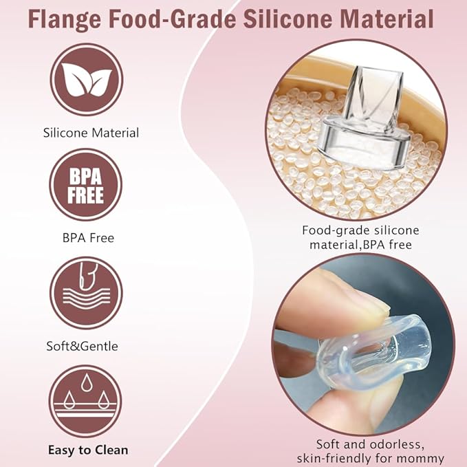 6pcs Duckbill Valves Compatible with Momcozy S12 Pro/S9 Pro/TSRETE S12/Kmaier S12 Wearable Breast Pumps Accessories,S12 pro/S9 pro/S12 Breast Pump Replacement Parts