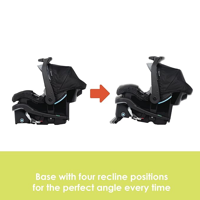 Baby Trend Tango PRO Travel System with Secure-Lift Infant Car Seat, Dash Black