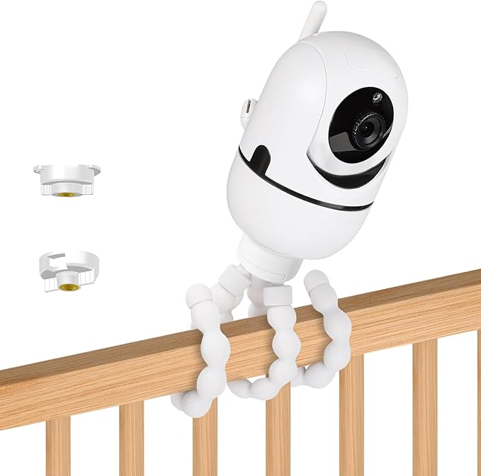 Tripod Mount Compatible with HelloBaby HB65/HB6550/HB6550 Pro/HB40/HB66/HB6339 and ANMEATE SM935E Baby Monitors – Attach Your Camera Flexibly Anywhere