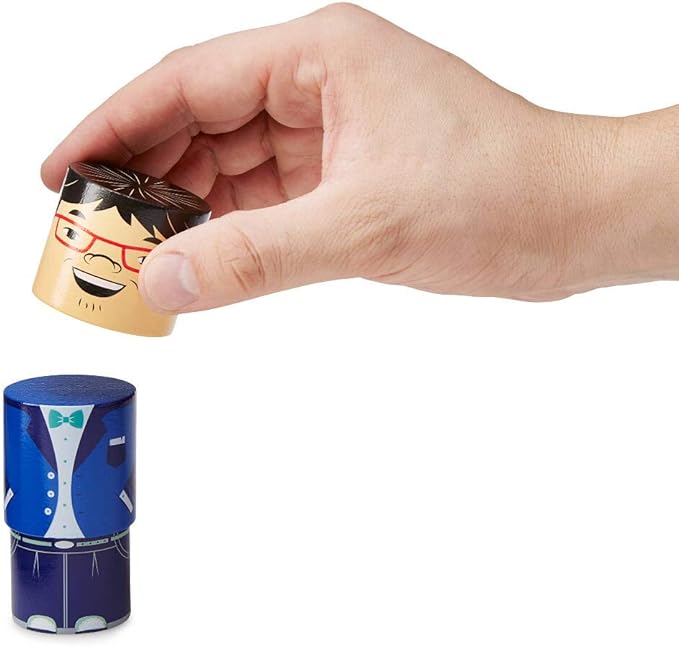 32-Piece Multiracial Magnetic Family Play Set – Wooden Diversity Building Blocks for Kids – Multicultural Puzzles & SEL Toy for Toddlers & Children