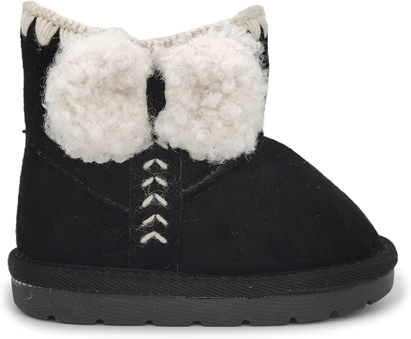 Baby Boots Winter Snow Booties Infant Boys Girls Outdoor Warm Shoes for Cold Weather 6 9 12 15 18 24 Months