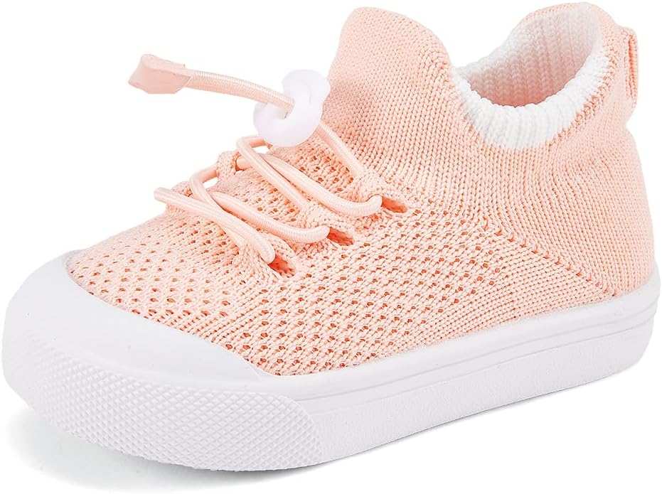 BMCiTYBM Baby Sneakers Girls Boys Lightweight Breathable Mesh First Walkers Shoes 6-24 Months