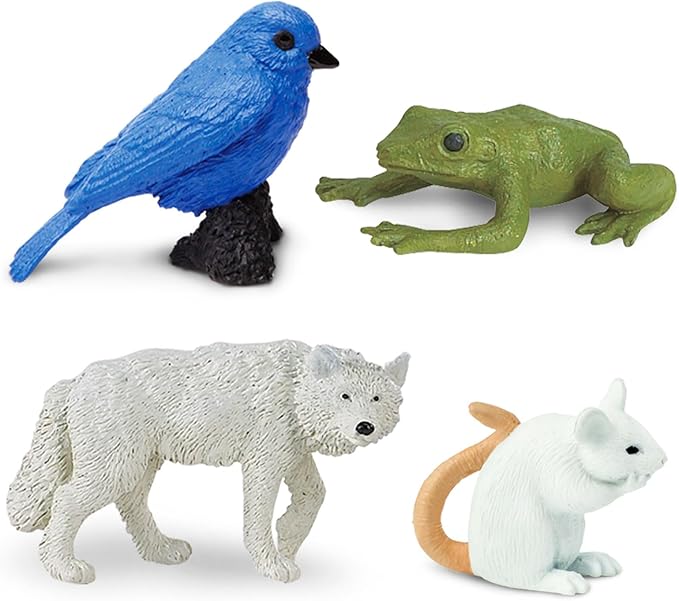 Safari Ltd. Fairy Tale Animals TOOB - Figurines of Unicorn, Dragon, Frog, Wolf, Rabbit, Doe, White Stallion, Bear, Mouse, Bluebird, and Fox - Play Toys for Boys, Girls & Kids Ages 3+
