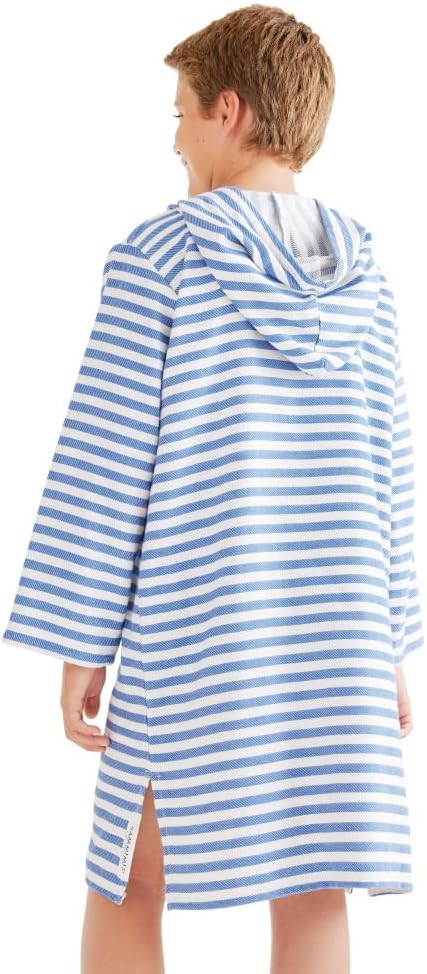 SAMMIMIS Boys & Girls Swim Cover Up - Kids Hooded Beach Towel with Long Sleeves - Pullover Beach Towel, Swim Poncho with Hood