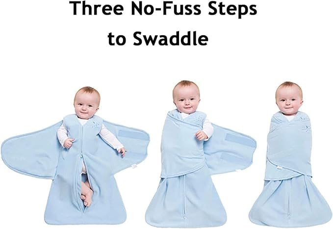 HALO Disney Baby 100% Cotton Sleepsack Swaddle, 3-Way Adjustable Wearable Blanket, TOG 1.5, Winnie Frolic, Small, 3-6 Months