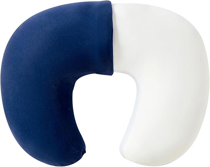 Nursing Pillow, Breastfeeding Bottle Feeding Pillow Original Support for Baby Boys and Girls, with Removable Soft Cotton Nursing Pillow Cover (Estate Blue, Standard (23.62*18.11*5.91 Inches))