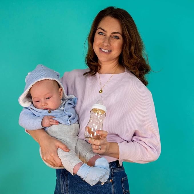 Minbie 6 Months + Breastfeeding Baby Bottle - Anti Colic & Reflux, BPA Free PPSU