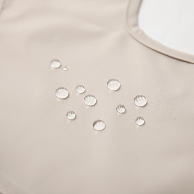 Ali+Oli Smock Bibs for Babies, BPA-Free Oeko-Tex Certified, Waterproof Baby Smock, Machine Washable, Toddlers Ages 6m+