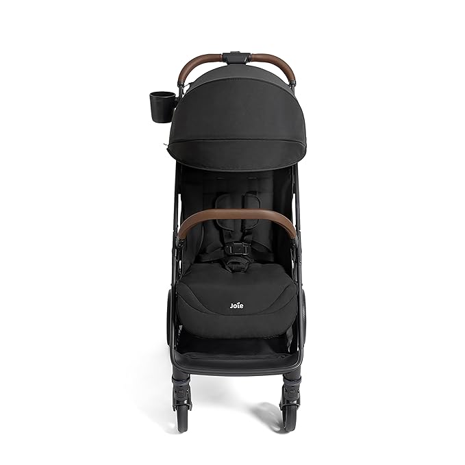Joie Nutmeg Compact Stroller – Lightweight and Compact Stroller with One-Hand Fold (Shale)