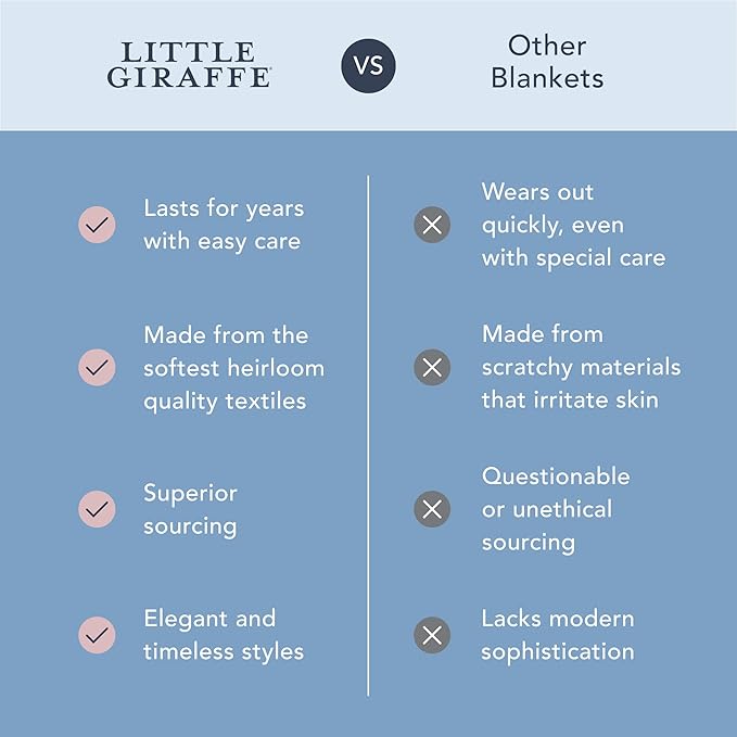 Little Giraffe Luxe Baby Blanket – 29x35” Satin Trim, Heart Army Dusty Pink | Ultra-Soft, Hypoallergenic Stroller & Nursery Blanket | Perfect for Newborns & Toddlers