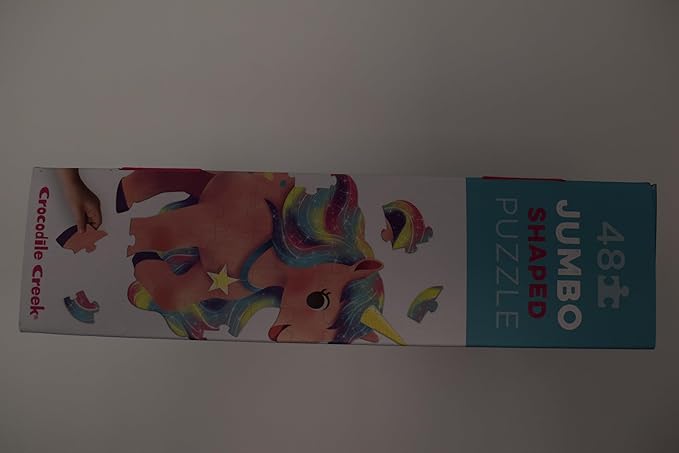 Crocodile Creek Above + Below 48-Piece Jigsaw Floor Puzzle - Fun Floor Puzzles for Kids Ages 4-8, Jumbo Unicorn