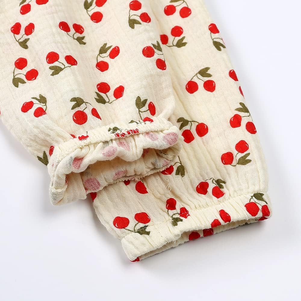 MYGBCPJS Baby Boys Girls Cotton Linen Trousers Kids Casual Ankle Pants Loose Long Bloomers