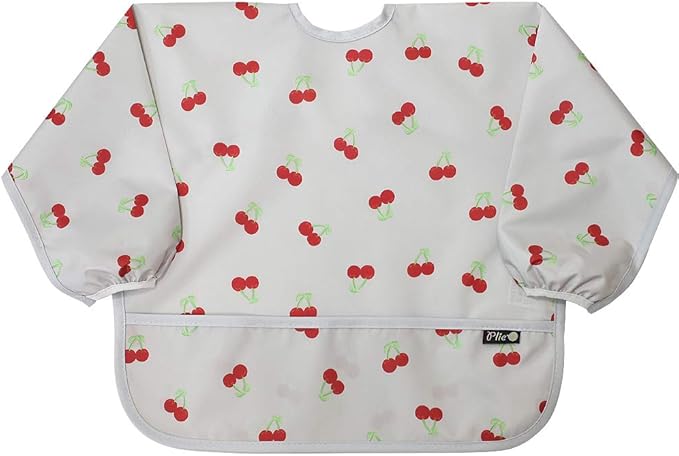 Long Sleeve Waterproof Bib for Toddlers – Feeding Smock for Baby Mealtime, Self-Feeding, Painting & Messy Play, BPA-Free