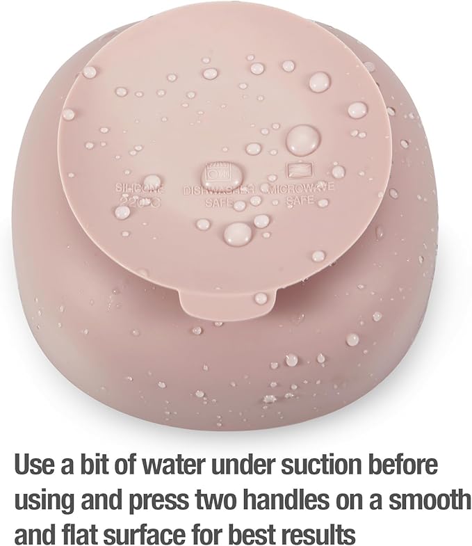 PandaEar 3 Pack Silicone Suction Bowls for Baby Toddler Infant Kids - Baby Food Bowls First Stage Feeding - Suction, Soft, Safe, BPA-Free