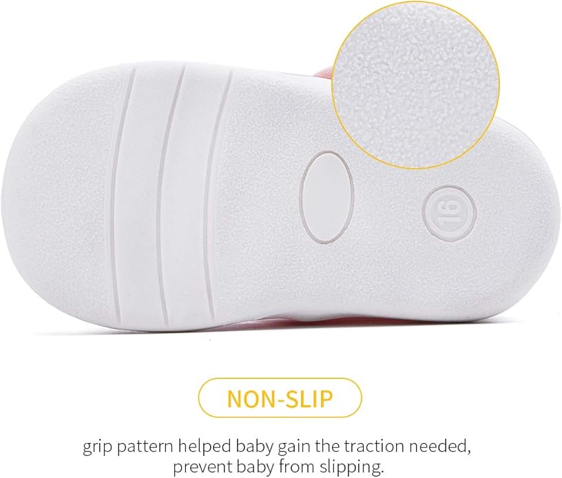 BMCiTYBM Baby Sneakers Girls Boys Lightweight Breathable Mesh First Walkers Shoes 6-24 Months