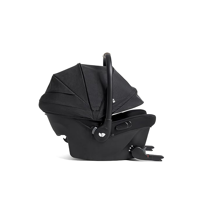 Joie Mint Latch Base-Free Infant Car Seat – Lightweight, Built-in Rigid Latch Connectors and Side-Impact Protection – No Base Installation Required, Travel-Friendly Design (Shale Dark)