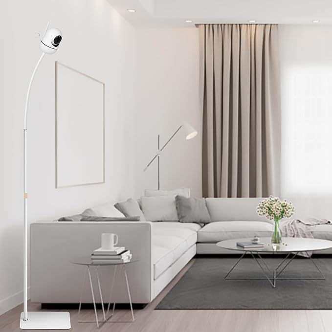 Adjustable Height Baby Monitor Floor Stand Holder for Hellobaby HB6550 HB65/HB66/HB248 Baby Monitor and Also Compatible with The Nanit Pro Smart Monitor & Flex Stand