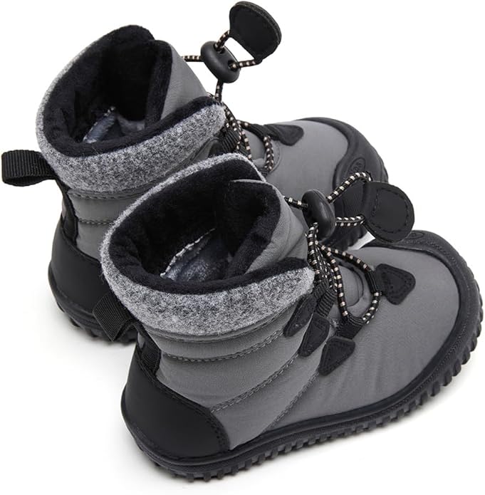 BMCiTYBM Toddler Baby Winter Snow Boots Boy Girl Faux Fur Warm Non Slip First Walking Infant Shoes