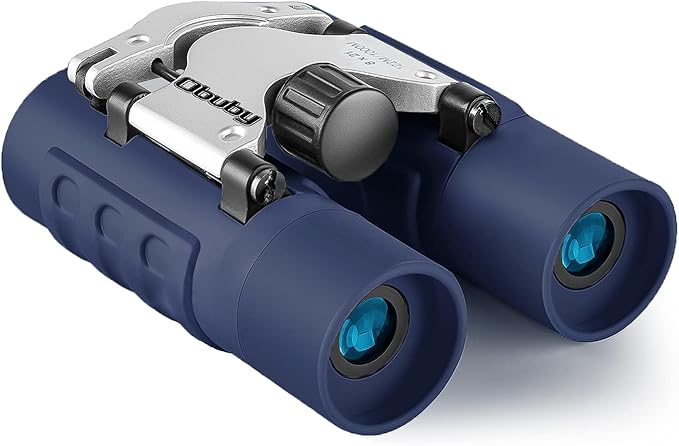Obuby Real Binoculars for Kids Gifts for 3-12 Years Boys Girls 8x21 High-Resolution Optics Compact Toy Binocular for Bird Watching,Travel, Camping