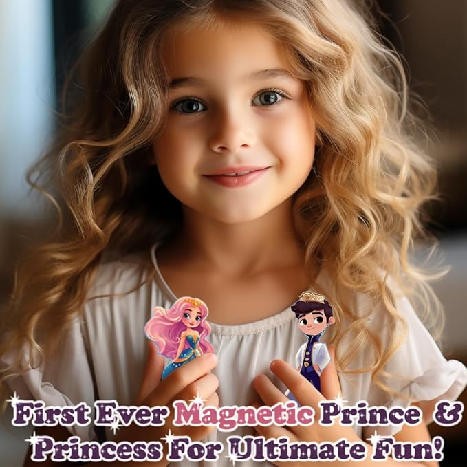 Little Pi Frozen Magnetic Tiles 3 Year Old Girl Gifts 5 Year Old 4 Year Old Girl Birthday Gifts Princess Toys Magnet Tiles Building Blocks Castle Age 3 4 5 6 7 8