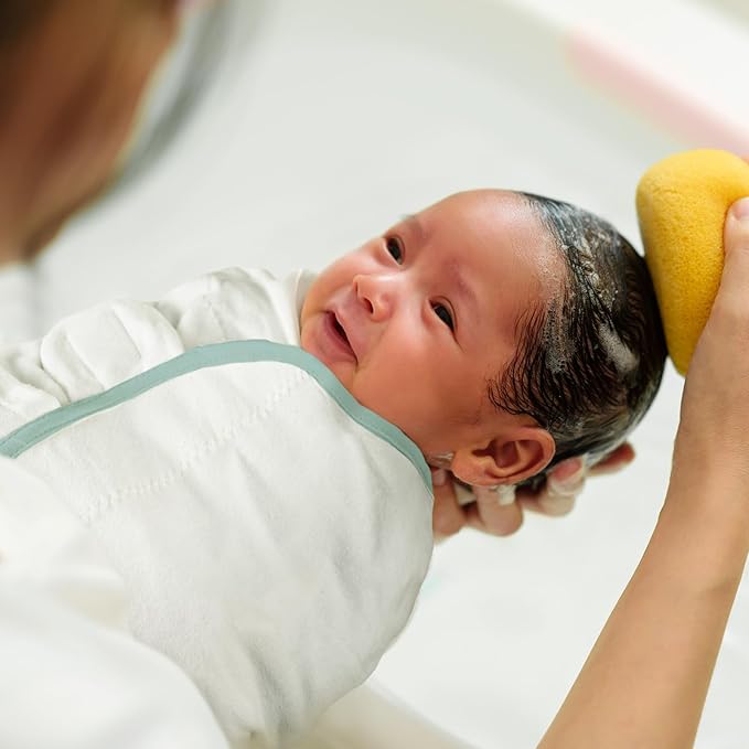 GLLQUEN BABY 3-Pack Baby Swaddle Sleep Sacks for Newborns 0-3 Months - Adjustable Infant Swaddle Blanket Wrap, Baby Essentials, Gray & Green Tone