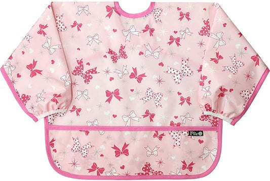 Long Sleeve Waterproof Bib for Toddlers – Feeding Smock for Baby Mealtime, Self-Feeding, Painting & Messy Play, BPA-Free