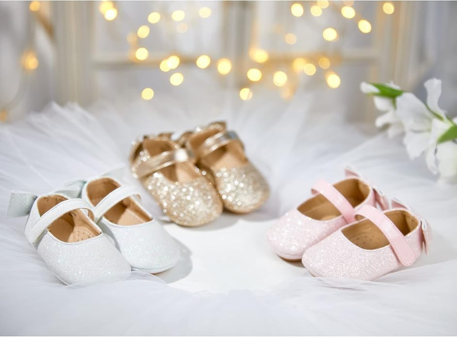 Soft Sole Baby Shoes - Infant Baby Walking Shoes Moccasins Rubber Sole Crib Shoes