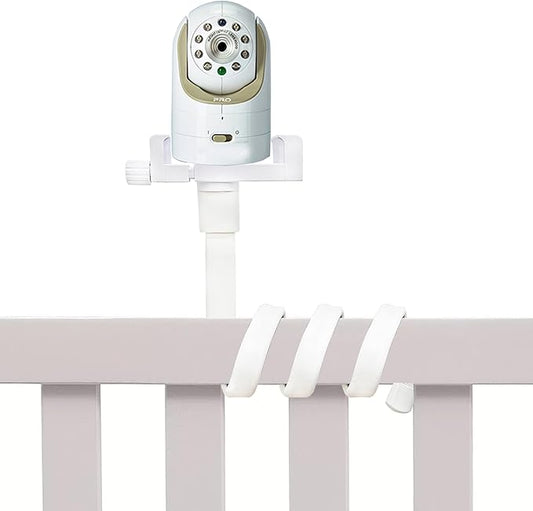 GUCHO Baby Monitor Mount for Crib, Compatible with HelloBaby HB65/HB40/HB6550/HB66/HB6339/HB6550 Pro,Infant Optics DXR-8/8 Pro,OKAIDI,Nanit Pro,Baby Monitor Flex Holder,Universal Baby Monitor Stand