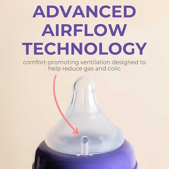 Lansinoh NaturalWave Baby Bottle Nipples, Extra Slow Flow, Size XS, 0+ Months, 4 Count – 100% Soft, Durable Silicone, Made Without BPA BPS, Anti-Colic, Supports Baby’s Developing Mouth and Teeth