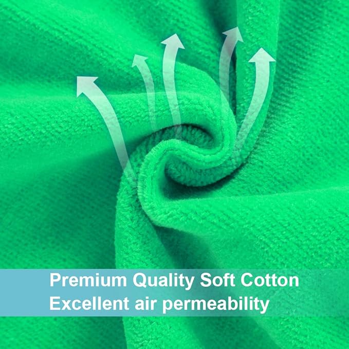 MICHLEY Unisex Baby Animal Hooded Bath Towel Soft Cotton Beach Swimming Bathrobe for 0-6T, Green