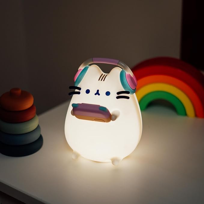 Grupo Erik Pusheen Gamer Lamp - Pusheen Gifts - Kids Lamps for Bedroom - Night Light Kids - Baby Night Light - Cat Light