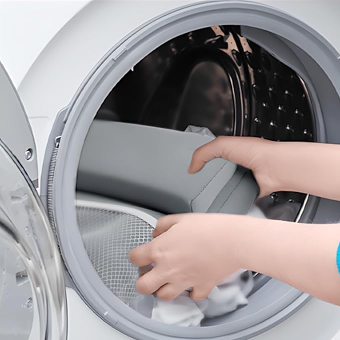 Comfortable Bath Kneeler and Elbow Rest Pad Set- Thick Non-Slip Memory Foam Bath Mat Set,Quick Dry Baby Bathtub Cushion with Storage Toy Organizer Pockets