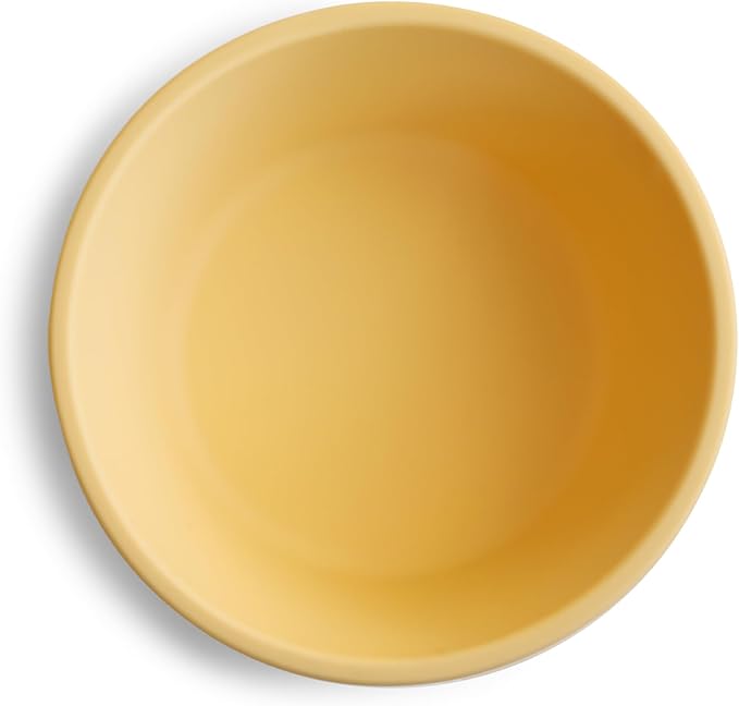 mushie Silicone Suction Bowl | BPA-Free Non-Slip Design (Daffodil)