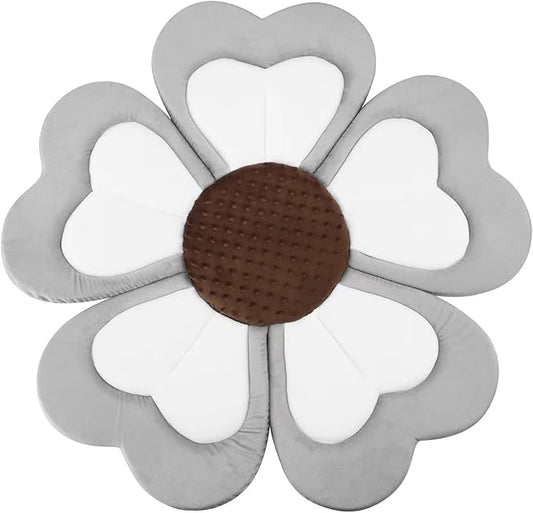 PandaEar Soft Baby Bath Flower for Sink Newborn, Portable Baby Bath Pad Bathtub Cushion, Safe Flower Tub Sink Bath Mat for Baby Infant