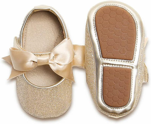 Soft Sole Baby Shoes - Infant Baby Walking Shoes Moccasins Rubber Sole Crib Shoes