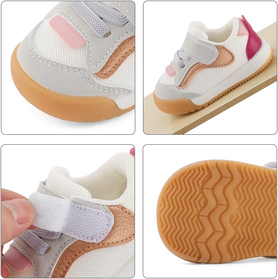 Baby Shoes Boys Girls First Walkers Cute Animals Toddler Sneakers Prewalkers Rubber Sole