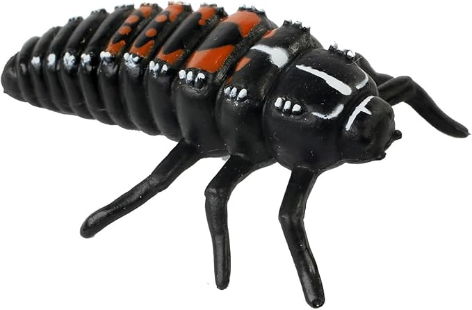 Insect Lore Live Baby Ladybug Larvae - Ladybug Growing Kit REFILL with Ladybug Life Cycle Toy Figurines - SHIP NOW