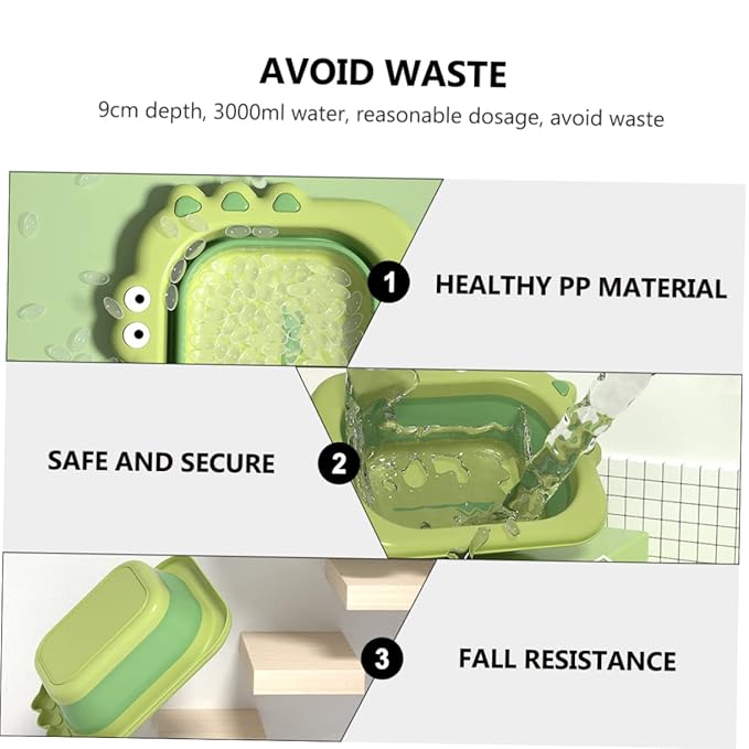 Kisangel Boy Girl Wash Basin Premium Newborn Washbasin Compact Design for Boy Girl Lightweight for Showers and