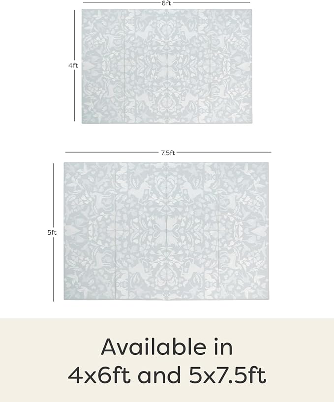 House of Noa Foldable Baby Tumbling Mat – Foldable Kids Play Mat | Durable, Stylish, and Cushioned Design