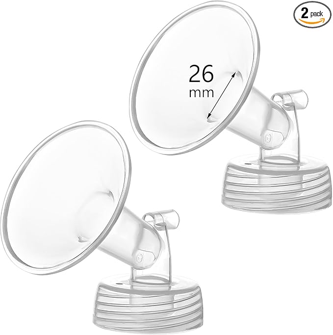 26mm Flange Compatible with Spectra S1 S2 9 Plus Synergy Gold Breastpump Replacement to Spectra Pump Parts and Flange; Not Original; Replaces Shield